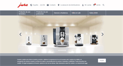Desktop Screenshot of es.jura.com