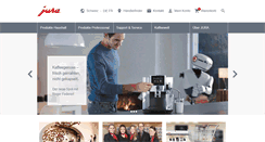 Desktop Screenshot of ch.jura.com